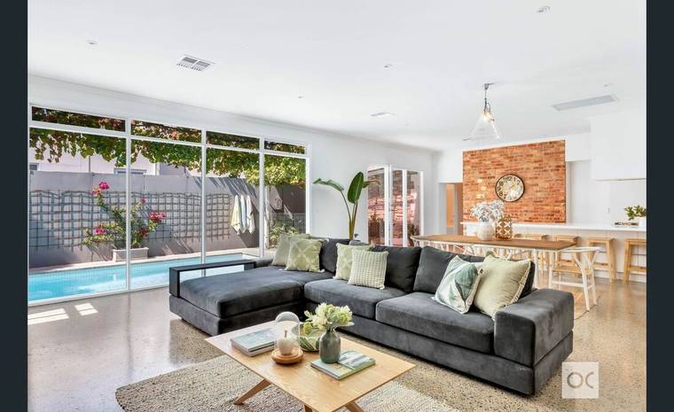 Living area to poolside