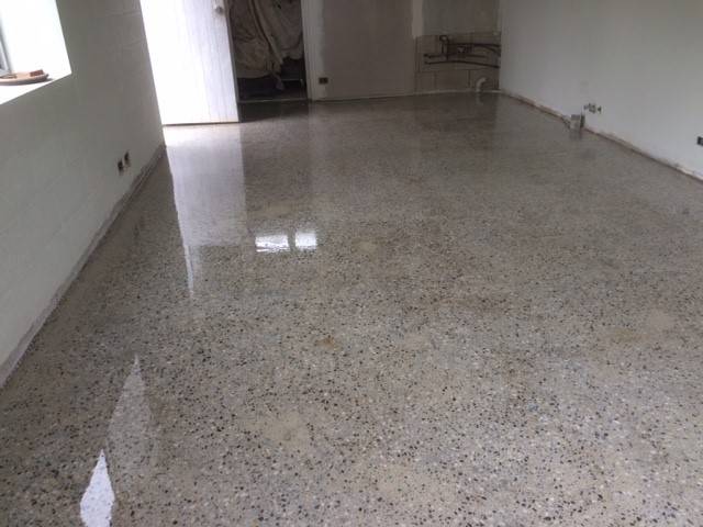 Light polished floor pre-handover