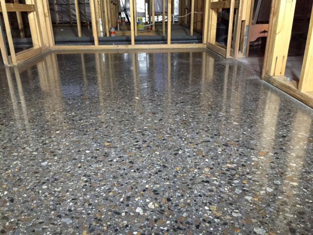 Mechanically polished concrete at Middleton, 3000 grit full gloss