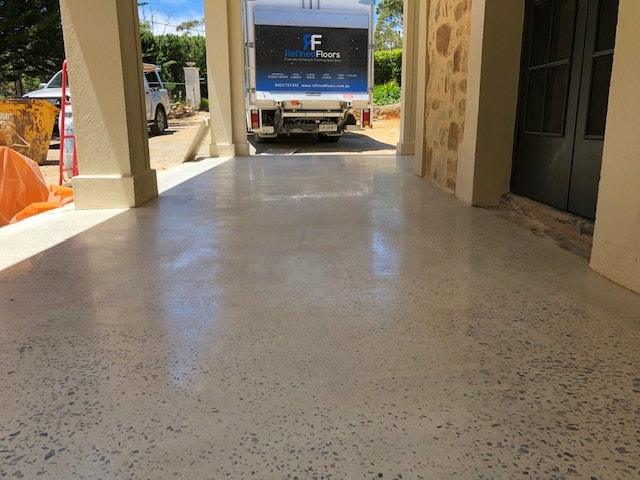 Wrap-around verandah honed by Refined Floors at Crafers